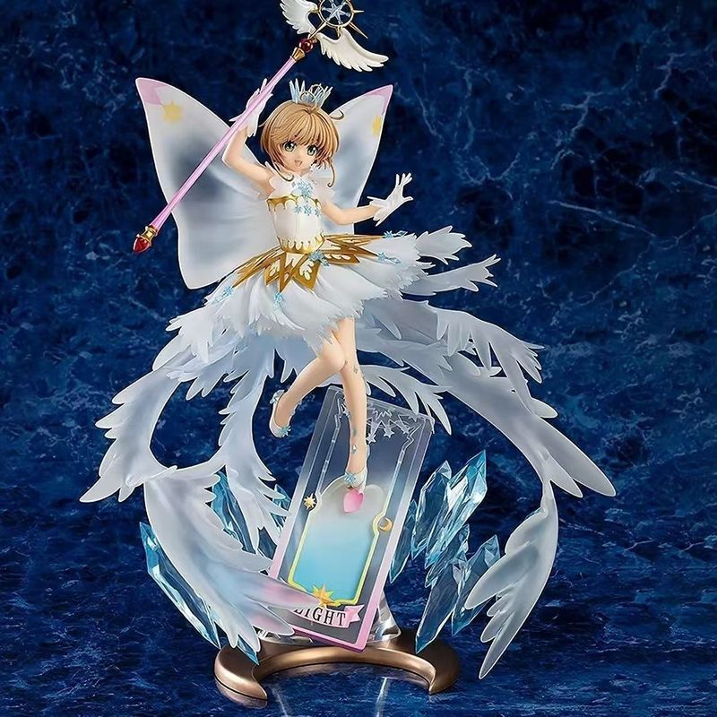 SC Magic Card Girl Sakura Ear Card Chapter Kinomoto Sakura Figure