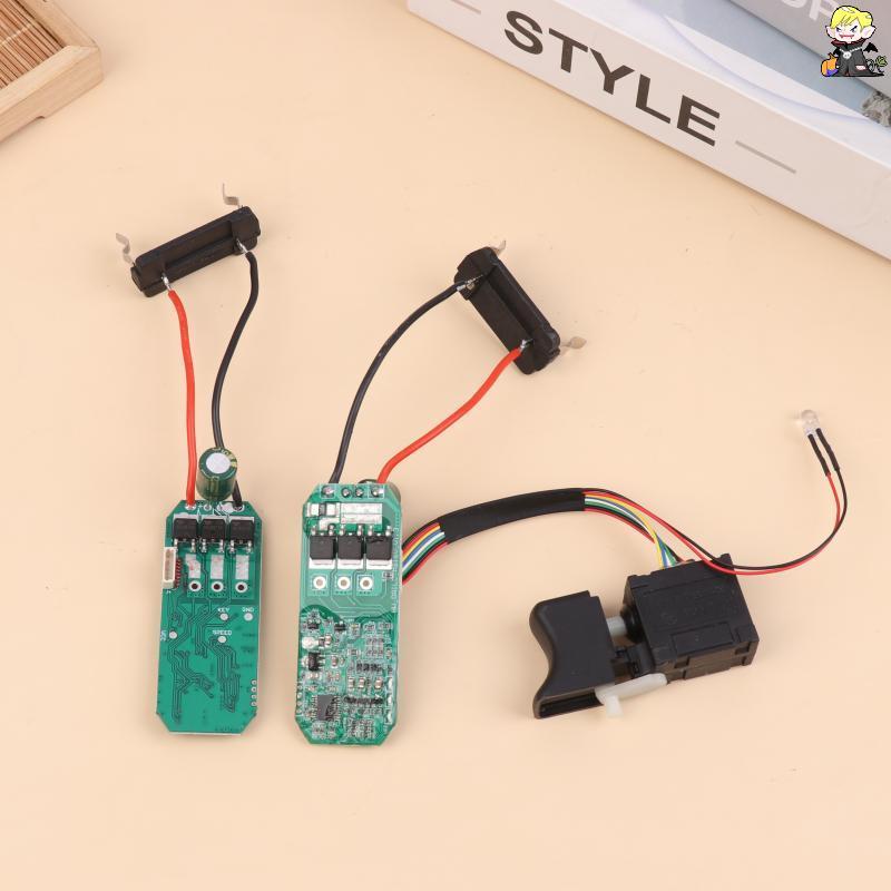 [CLA] 16.8V Lithium Drill Control Board + Switch Assembly 18V Brushless Drill Circuit Board Switch 0