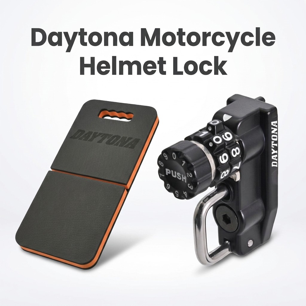 Daytona Motorcycle Helmet Lock and Holder Accessories SR400/500 | อุปกรณ์เสริมล็อกและที่ยึดหมวกกันน็อคมอเตอร์ไซค์ สําห สำหรับ Yamaha SR400