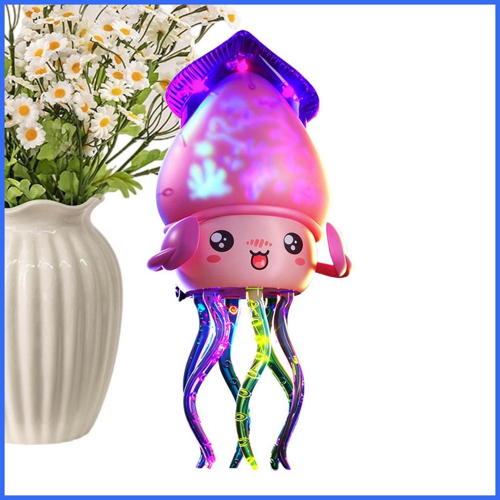 Interactive Dancing Octopus ของเล่นเกมแบบโต้ตอบอัตโนมัติ Crawling Octopus พร้อมเพลงและแสงสําหรับเด็ก