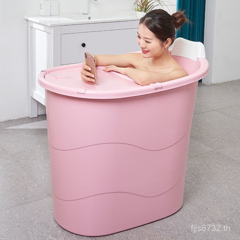 ครัวเรือนบาร์เรลอ่างอาบน้ําอ่างอาบน้ําผู้ใหญ่พาร์ทเมนท์ขนาดเล็กผู้ใหญ่ข้นพลาสติกอาบน้ําใหม่อ่างอาบน้