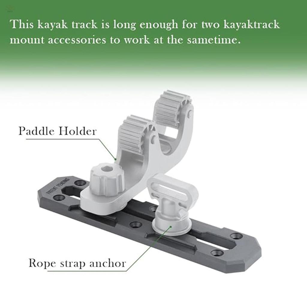 4 ชิ้น Kayak Paddle Holders Kayak Track Mount อุปกรณ์เสริมสําหรับที่เชื่อถือได้ Paddle Sorage