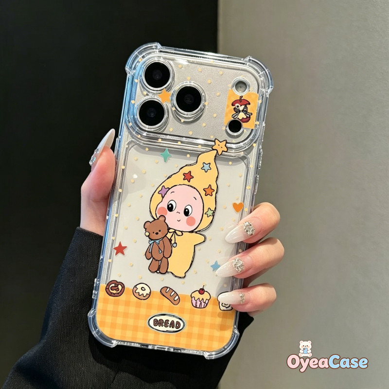น่ารักขนมหวานหมี Star สําหรับ Realme V60 V60S C21Y C20 C20A C17 C15 C12 C11 C3 X7 X3 X2 XT X 6 5 3 P