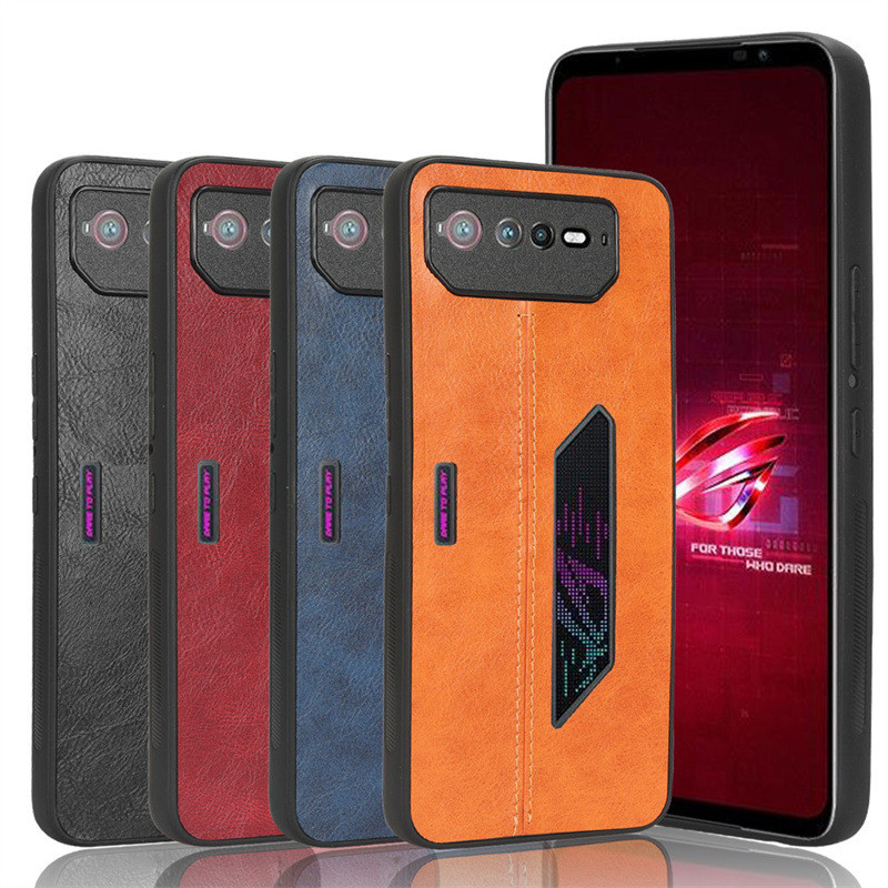 เหมาะสําหรับเคสโทรศัพท์ Asus Rog8 Asus ROG Phone 7 เคสป้องกันรูปแบบลูกวัวเคสสายรถ Rog6 Pro