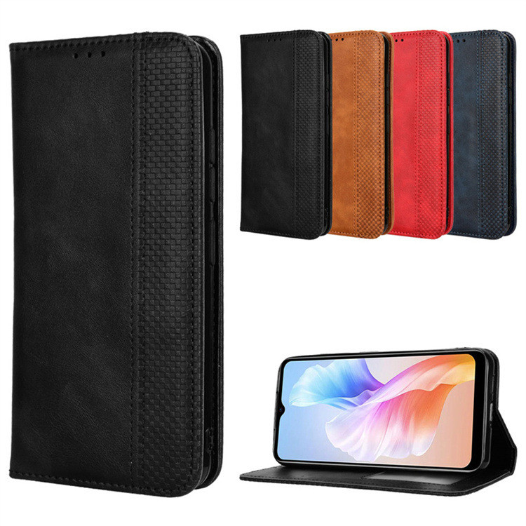 เหมาะสําหรับ Doogee X98 Pro เคสโทรศัพท์การ์ด Doogee X98 โทรศัพท์หนังกรณีแม่เหล็กพลิกป้องกันกรณีด้านน