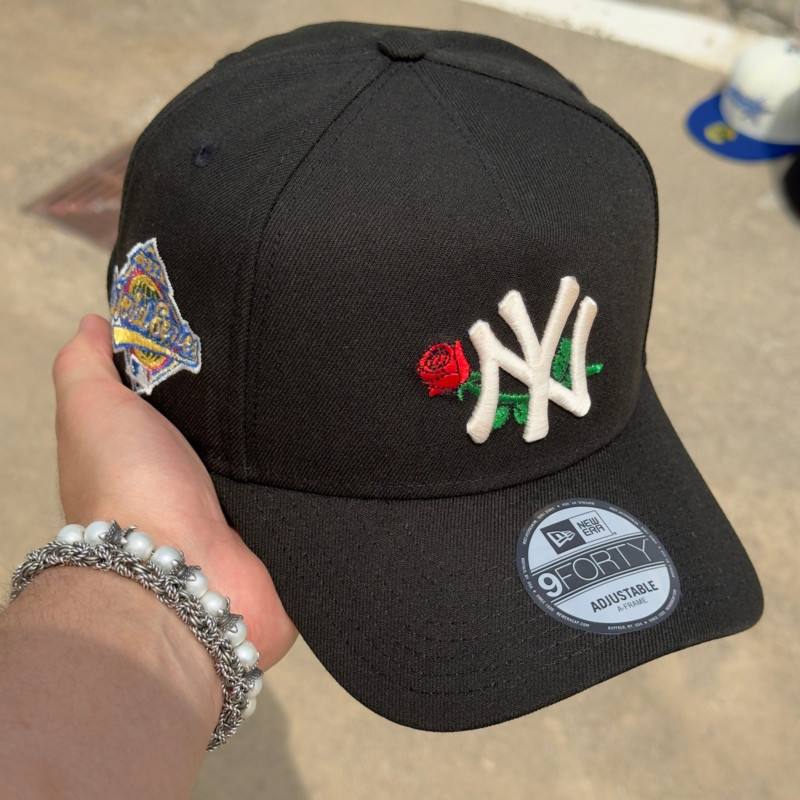 ใหม่ Er1a MLB New York Yankees World Series 1996 Rose 9forty ปักด้านข้างหมวก duckbill แบบปรับได้ KC0