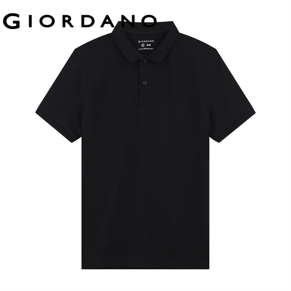 GIORDANO เสื้อโปโล Men's Sorona Pique Solid Polo 01016019