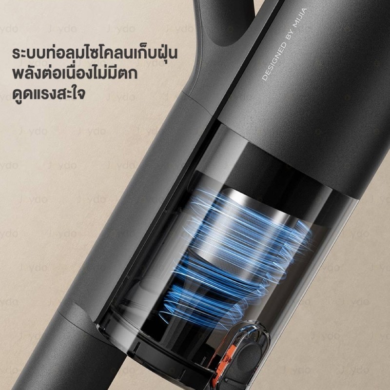 Xiaomi Mijia Car Vacuum Cleaner เครื่องดูดฝุ่นในรถยนต์ เครื่องดูดฝุ่นมือถือไร้สาย 4 in 1 21KPa แรงดูดแรงสูง 100000 RPM - รูปที่ 4