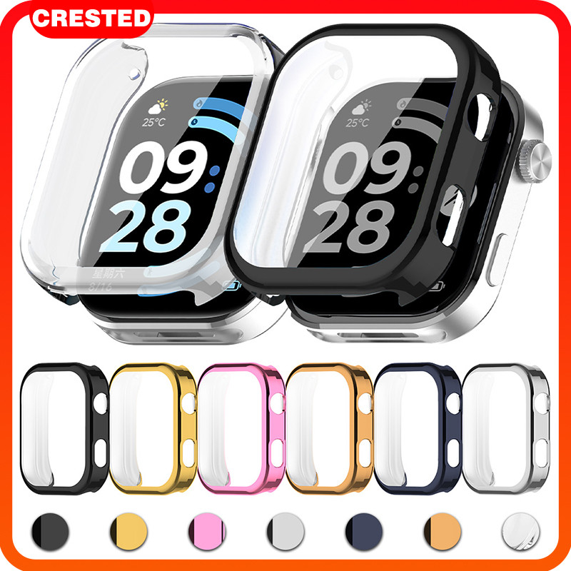 TPU เคสหน้าจออ่อนป้องกันการชน for Smartwatch Redmi Watch 6 5 4 อุปกรณ์เสริมนาฬิกาสมาร์ทวอทช์ ทนทาน พรีเมี่ยม