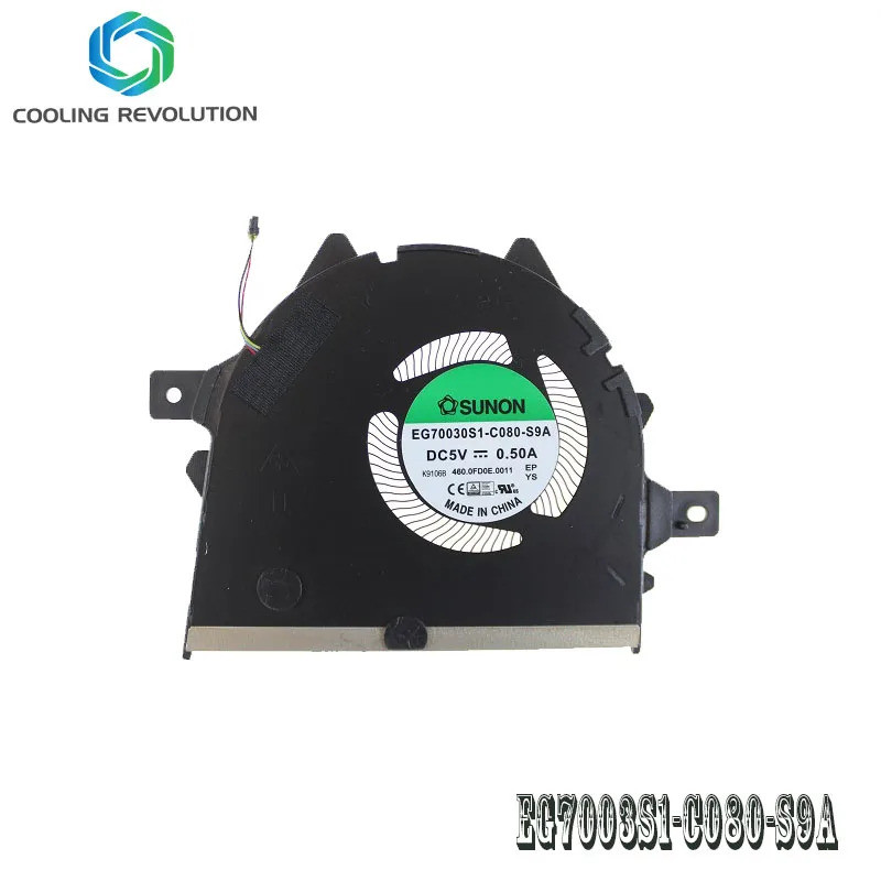 1PCSแล็ปท็อปพัดลมCPU EG70030S1-C080-S9A DC5V 0.50A 4PINสําหรับLenovo IdeaPad 730S-13IWL 730S-13IWL 4