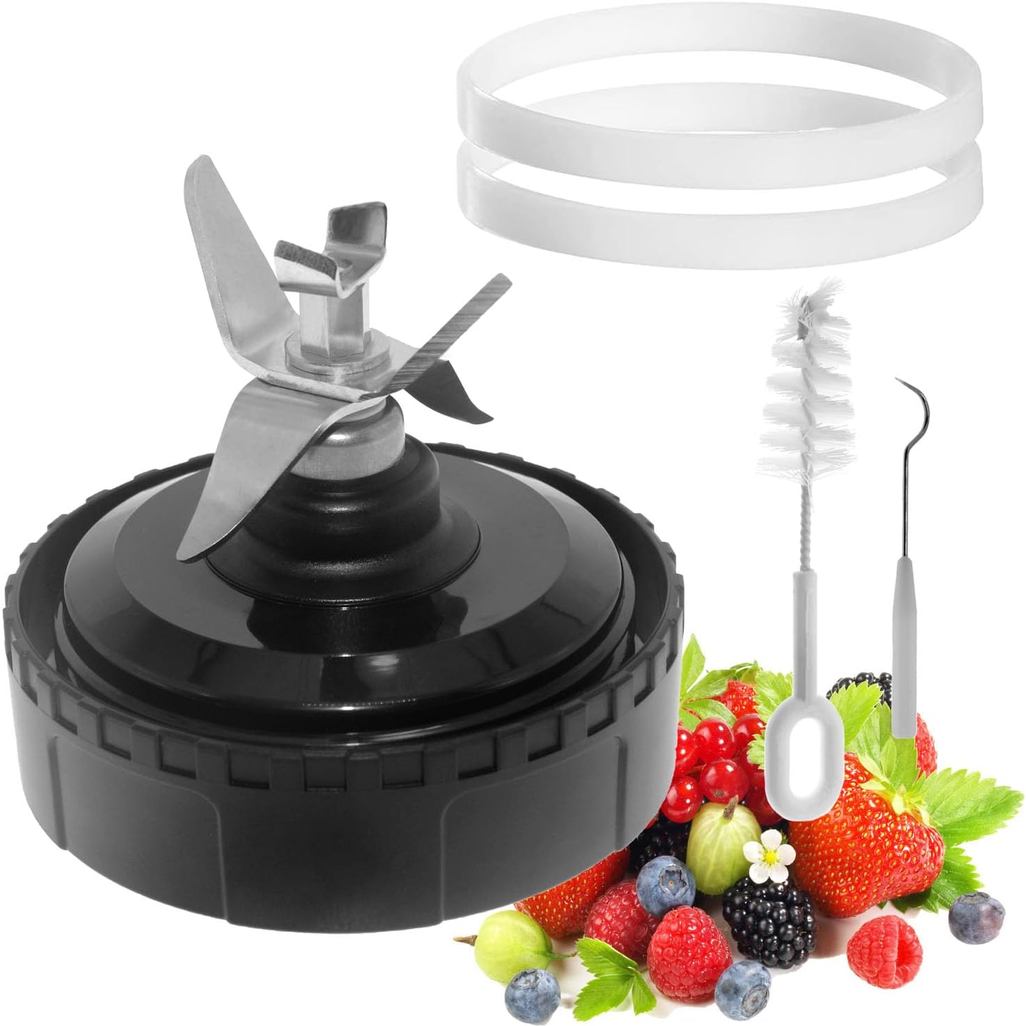 5-Fin blade Ninja Blender อะไหล่สําหรับ Ninja QB3001SS Fit Compact Personal Blender, 5 Fins Blender 