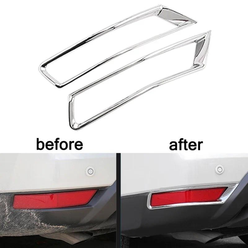 รถด้านหน้าด้านหลังหมอกโคมไฟสําหรับ Nissan Rogue X-Trail T32 Facelift XTrail 17-19 กันชน Reflector จั
