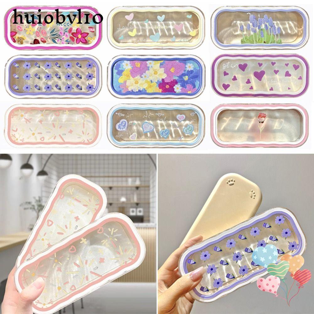 แว่นตากันแดดรุ่น Huobi VLTH พลาสติกลายดอกไม้ มาพร้อมกล่องเก็บโปร่งใส