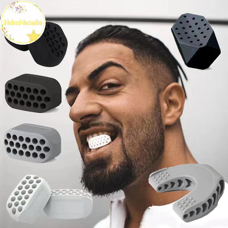 HdmNatalie อัพเกรด Jaw Exerciser และคอ Toning, Jawline Exerciser สําหรับผู้ชายและผู้หญิง, Face กล้าม