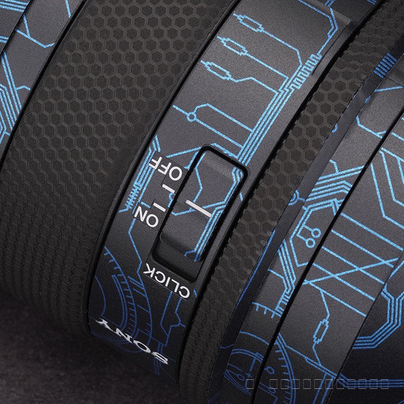 เหมาะสําหรับ Sony 50F1.4GM ฟิล์มป้องกันสติกเกอร์เลนส์ FE50 1.4GM คาร์บอนไฟเบอร์ฝ้า 3M