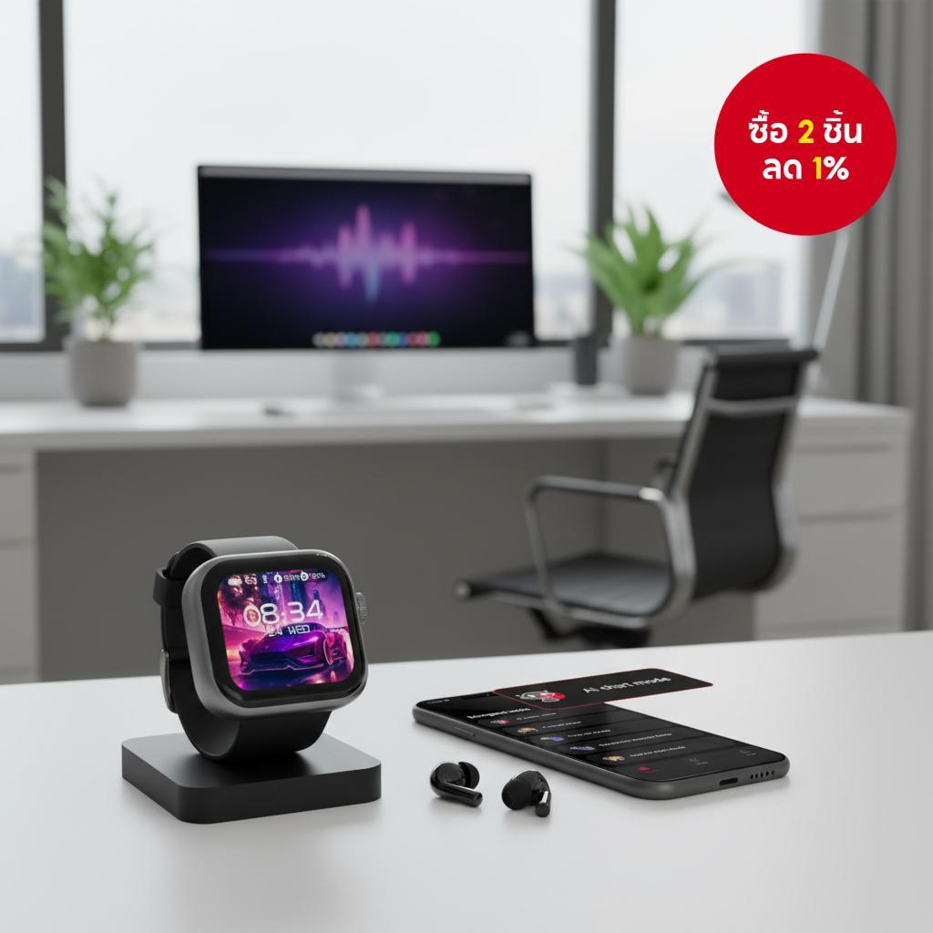 HTC NE40 ANC ชุดหูฟัง: 134 การแปลภาษา, หน้าจอสัมผัส LED, กันน้ําระดับตัดเสียงรบกวน