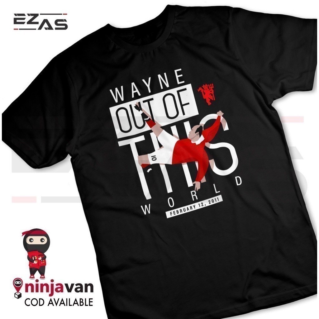 2025 Wayne Rooney Awesome Sublimation Tshirt / Dress Microfiber Jersi / Jersey Sublimation / Tshirt 