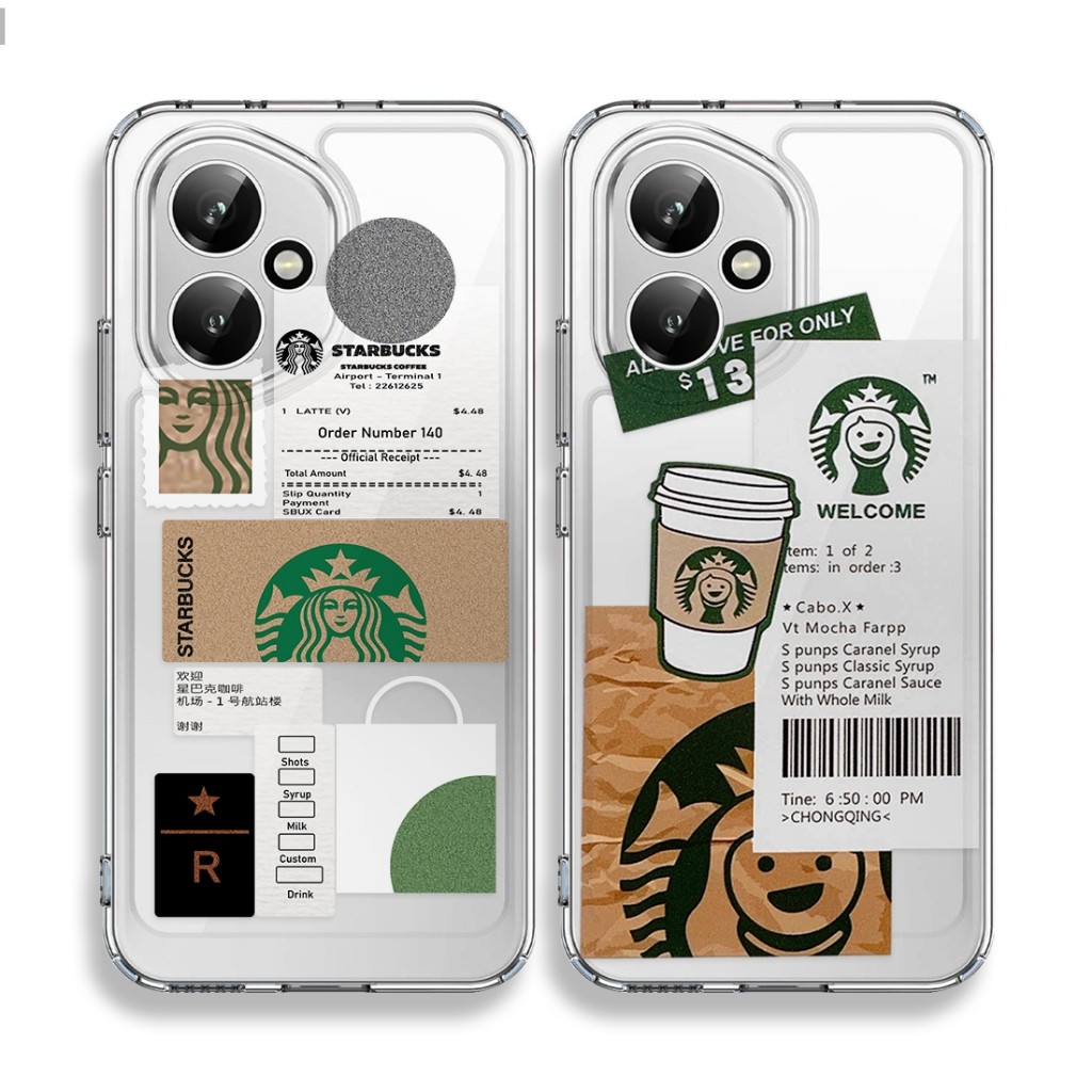 HP Sizora Softcase เข้ากันได้กับ Honor 4005G 400 Lite X9c Coffee Motif เคสโทรศัพท์ - KP20