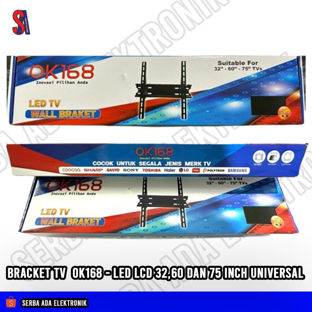 ขายึดทีวี TELEVISION OK168 OK 168 LED LEC 32 60 75 INCH 32 INCH 60 INCH 75 INCH UNIVERSAL ORIGINAL
