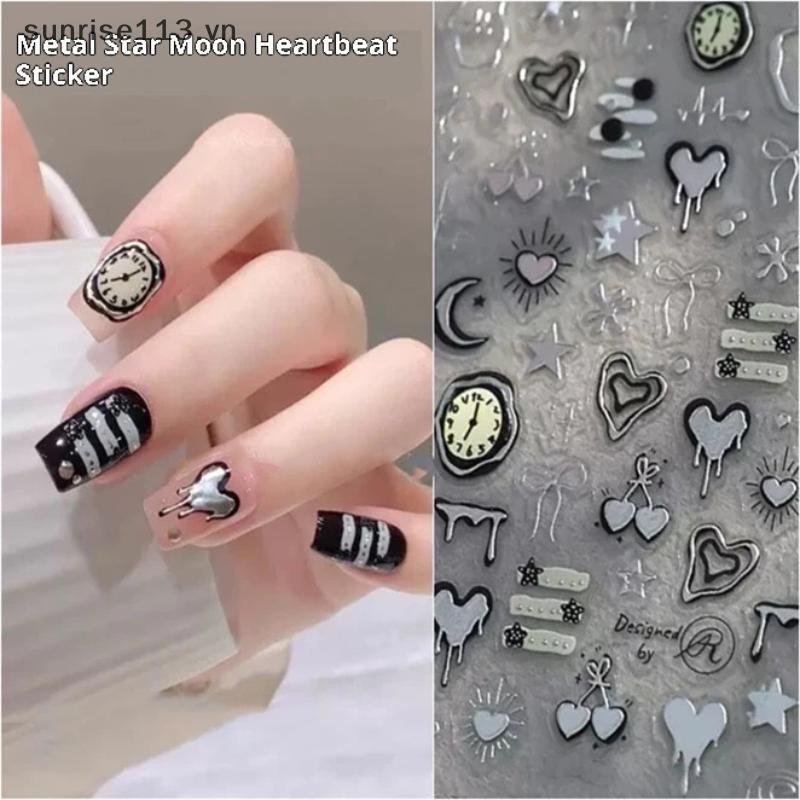 SR Beauty Silver Lava ประจําปีแหวนนาฬิกาเชอร์รี่นาฬิกา Starburst Love Heart Rate Chart Moon Star Lin