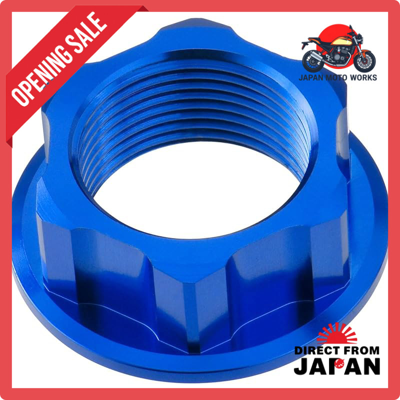 ZETA RACING TT250R 93-97/WR250R/X 07-20 Steering Stem Nut Blue M24x14 P1.5mm F7945 (Old Part Number: