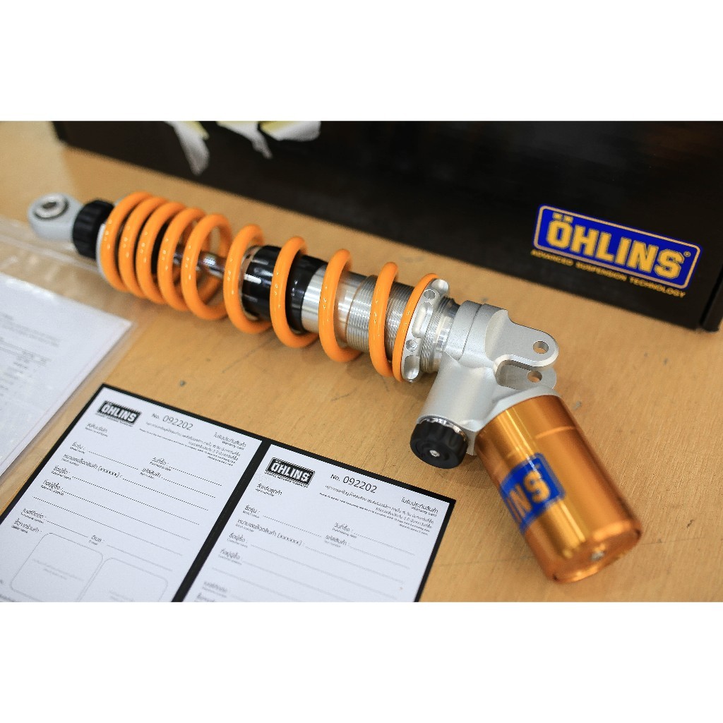 โช๊คหลัง OHLINS HO349 Rear Shock Honda GIORNO+ 2023-4 - ความสูงเท่าเดิม 320 mm มิลลิเมตร