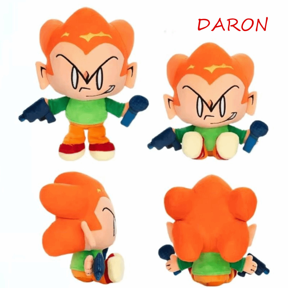 DARON Pico Darnell ของเล่นตุ๊กตา,ตุ๊กตาสัตว์นุ่ม FNF Nene ของเล่นตุ๊กตา, ตลกที่มีสีสันอะนิเมะน่ารักอ