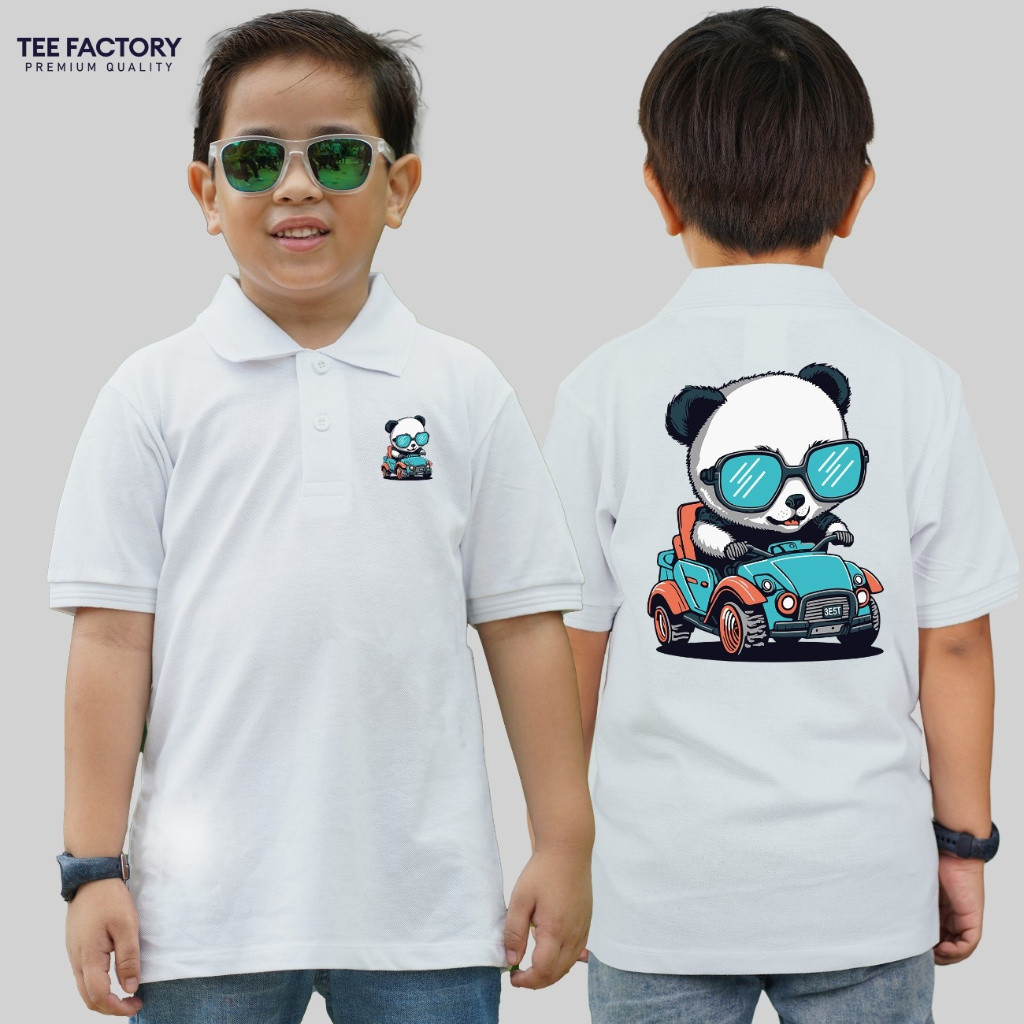 TeeFactory Raya Collection 2025 Unisex Kids Polo ผ้าฝ้ายนุ่มพิเศษ R2025KP08 S-5XL
