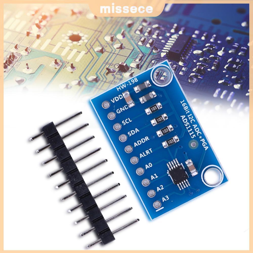 ADS1115 ADC Analog-to-Digital Converter โมดูลขยายสัญญาณ I2C 2.0V ถึง 5.5V ความแม่นยําสูงสําหรับ Ardu