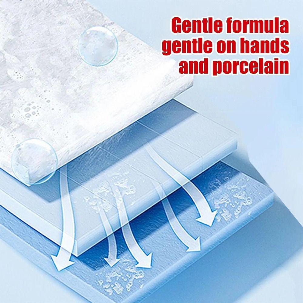 FANIELLAPOWELL 1 ชิ้นแปรงทําความสะอาดห้องน้ํา,พร้อมช่องเก็บของของเหลว 100ML ความจุทําความสะอาดฟองน้ําแปรง, Anti-Scratch มัลติฟังก์ชั่แปรงครัว - รูปที่ 3