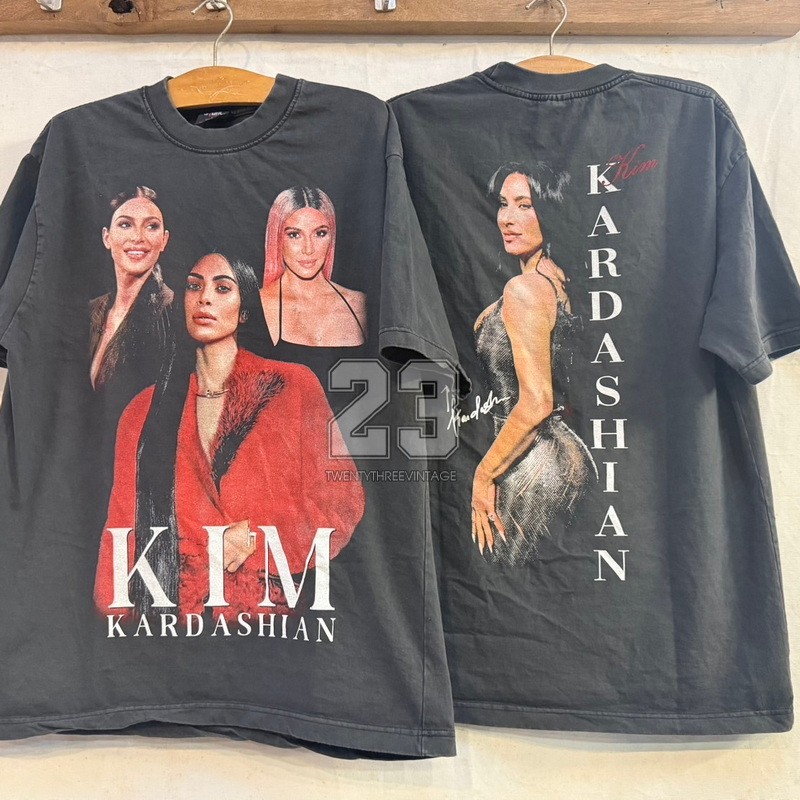 KIM KARDASHIAN Bio Washed tag BL เสื้อวินเทจ เสื้อทัวร์ heavy vintage shirt