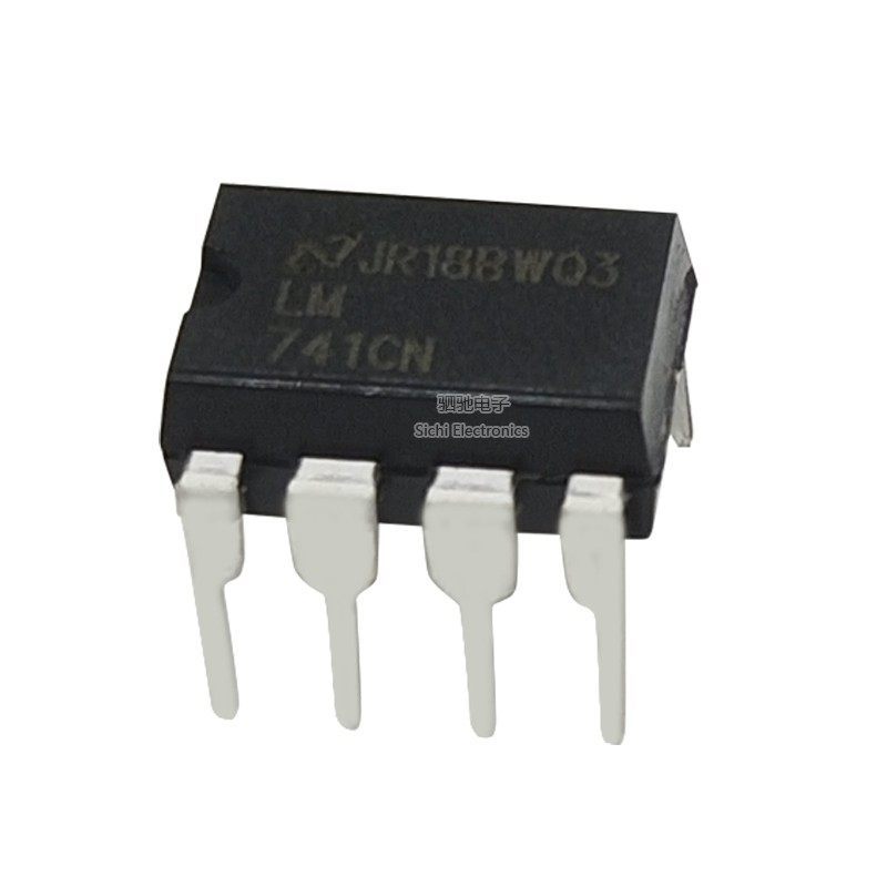 LM741CN ยี่ห้อใหม่ 741CN DIP-8 เครื่องขยายเสียงการทํางานประเภทส่วนประกอบชิปรวม IC LM741