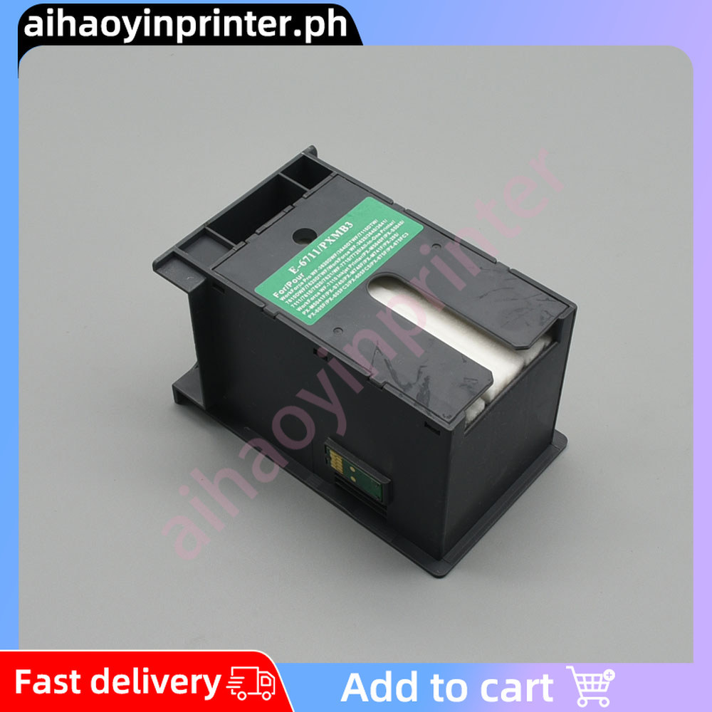 กล่องหมึกพร้อมชิป T6711 สําหรับ EPSON L1455 WF-3011 WF-3521 WF-7110 WF-7111 WF-7510 WF-7620