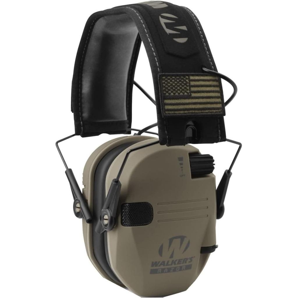 Walker Razor Slim Ultra-Low Low Design ขนาดกะทัดรัดปรับระยะทางยิงการล่าสัตว์ฟังป้องกัน Earmuff อิเล็