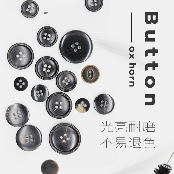 เสื้อเชิ้ตผู้ชาย แขนยาว gq official store เสื้อสูทปุ่มหางวัวสำหรับผู้ชาย สี่ตาธรรมชาติ เสื้อสูทระดับ