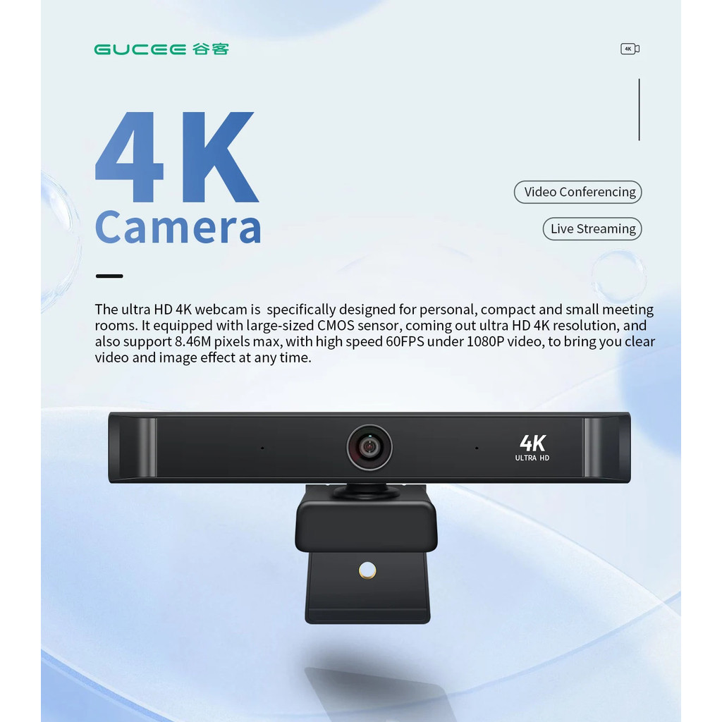 60fps 10x ซูม Auto Focal Usb Webcam สําหรับการประชุมทางวิดีโอออนไลน์การสอน Boardcast กล้องดิจิตอล We