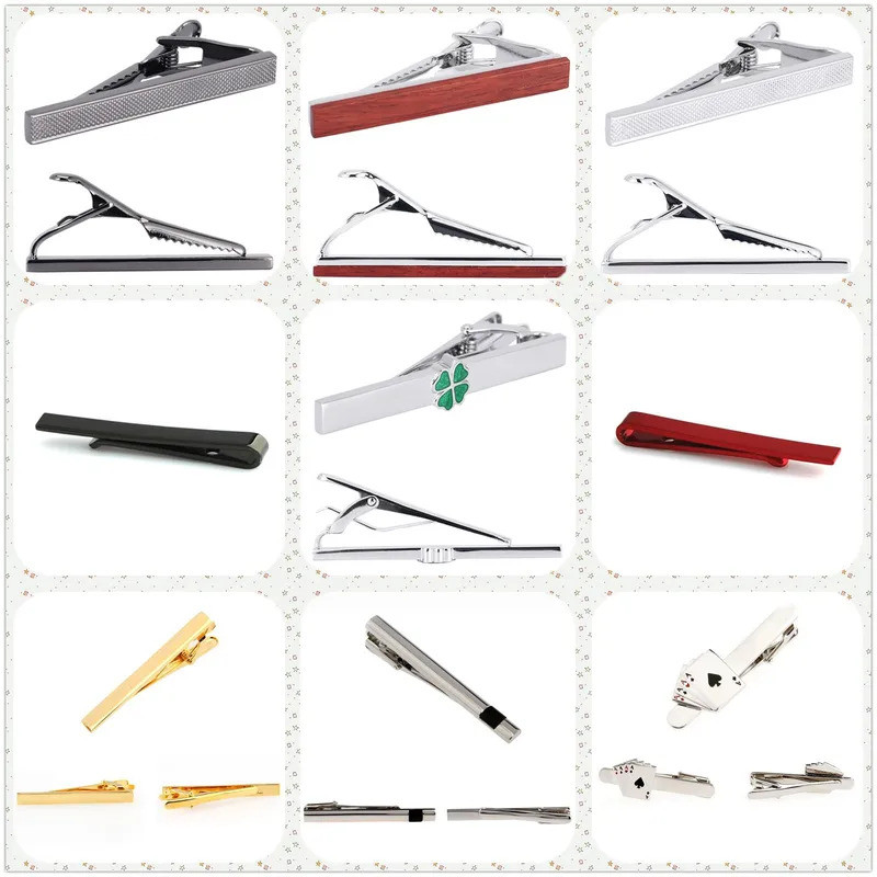 16 Designs TZG Fashion Tie Clip Men Tie Pin Bar (2 Pieces / Lot)