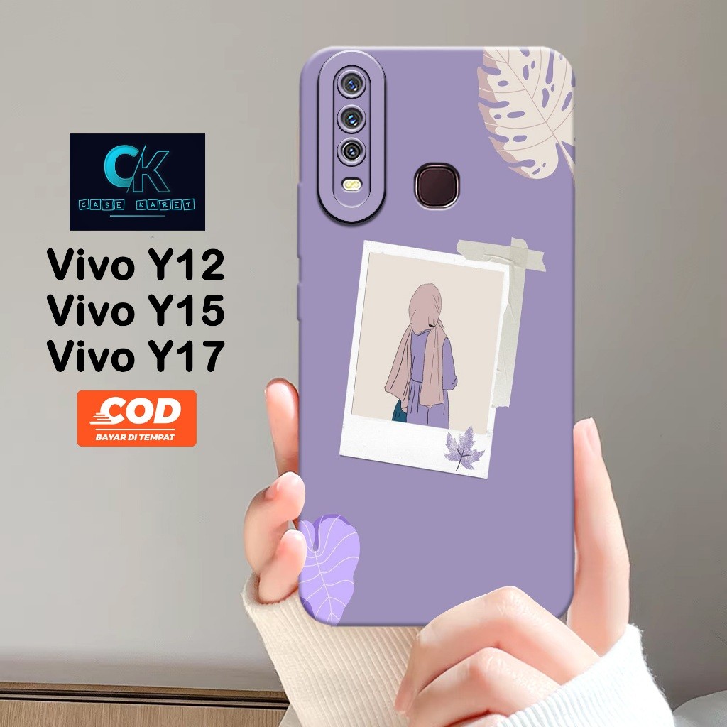 เคส HP Samsung Vivo Y12 / Y15 / Y17 - เคสแฟชั่น HIJAB - เคสยาง - เคส Vivo Y12 / Y15 / Y17 ล่าสุด - เ