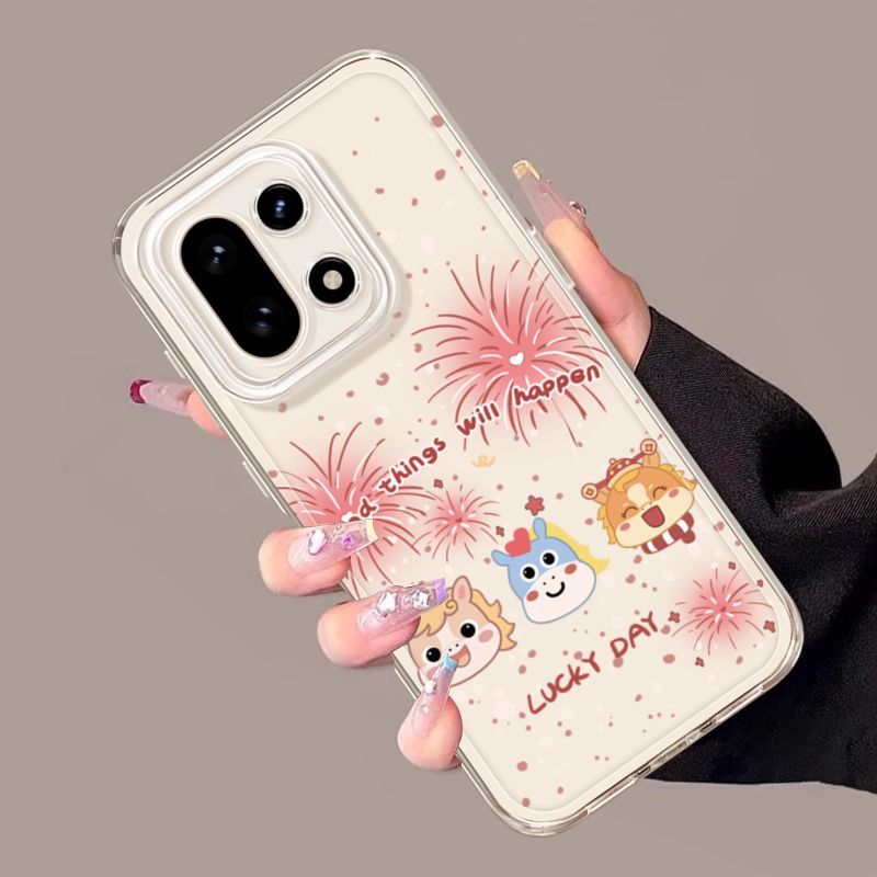 ดอกไม้ไฟ Pony เหมาะสําหรับ OnePlus 15 เคสโทรศัพท์สไตล์ใหม่ 1Plus 13T โปร่งใสกันกระแทก 12 รวมทุกอย่าง