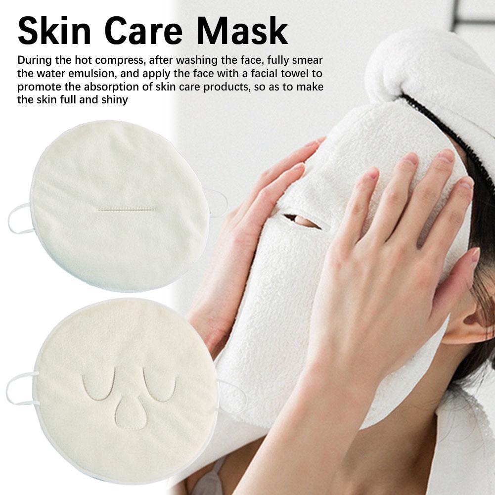 มาส์กบํารุงผิว Local Lace Double Japanese Hot Pack Towel Mask Skin Management Face Facial Mask Mask
