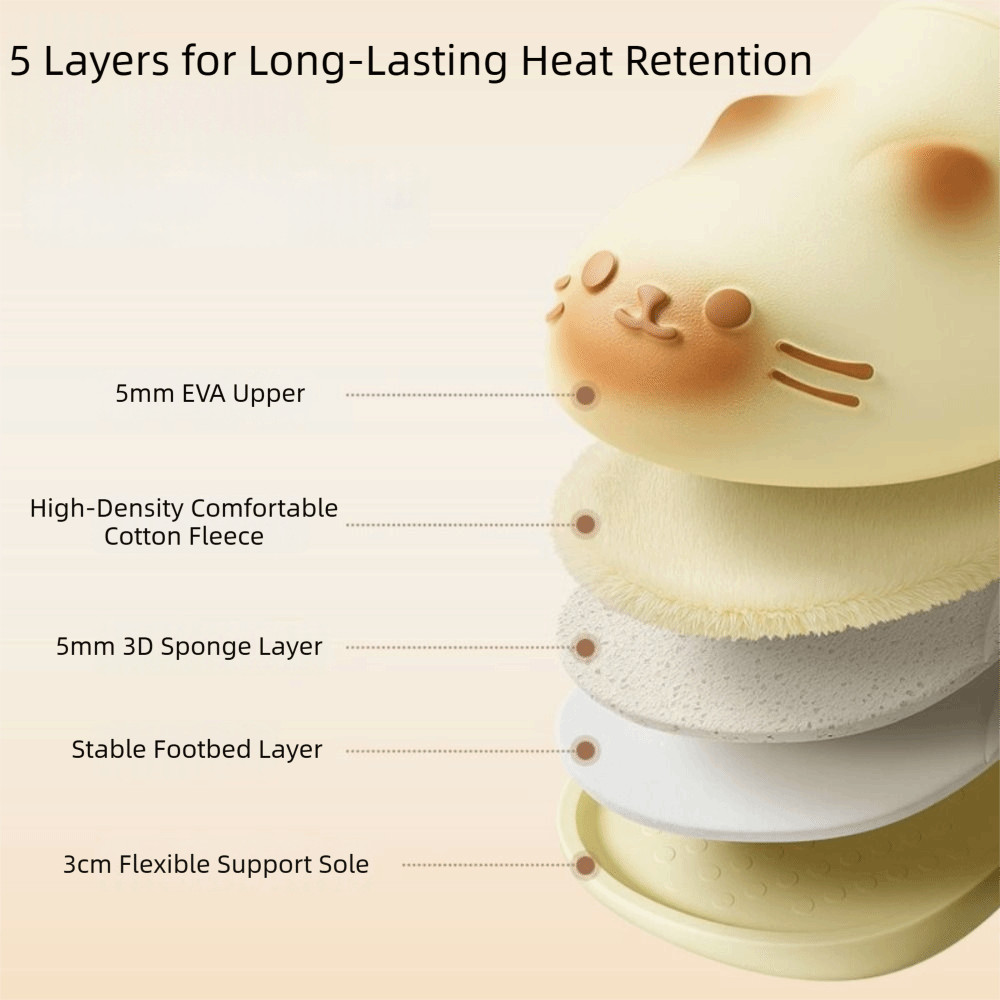 รองเท้าแตะแมวนิ้วปิด COLLARESS กันน้ำ อบอุ่น น่ารัก เหมาะสำหรับแมว Indo และ Outdoor - รูปที่ 5