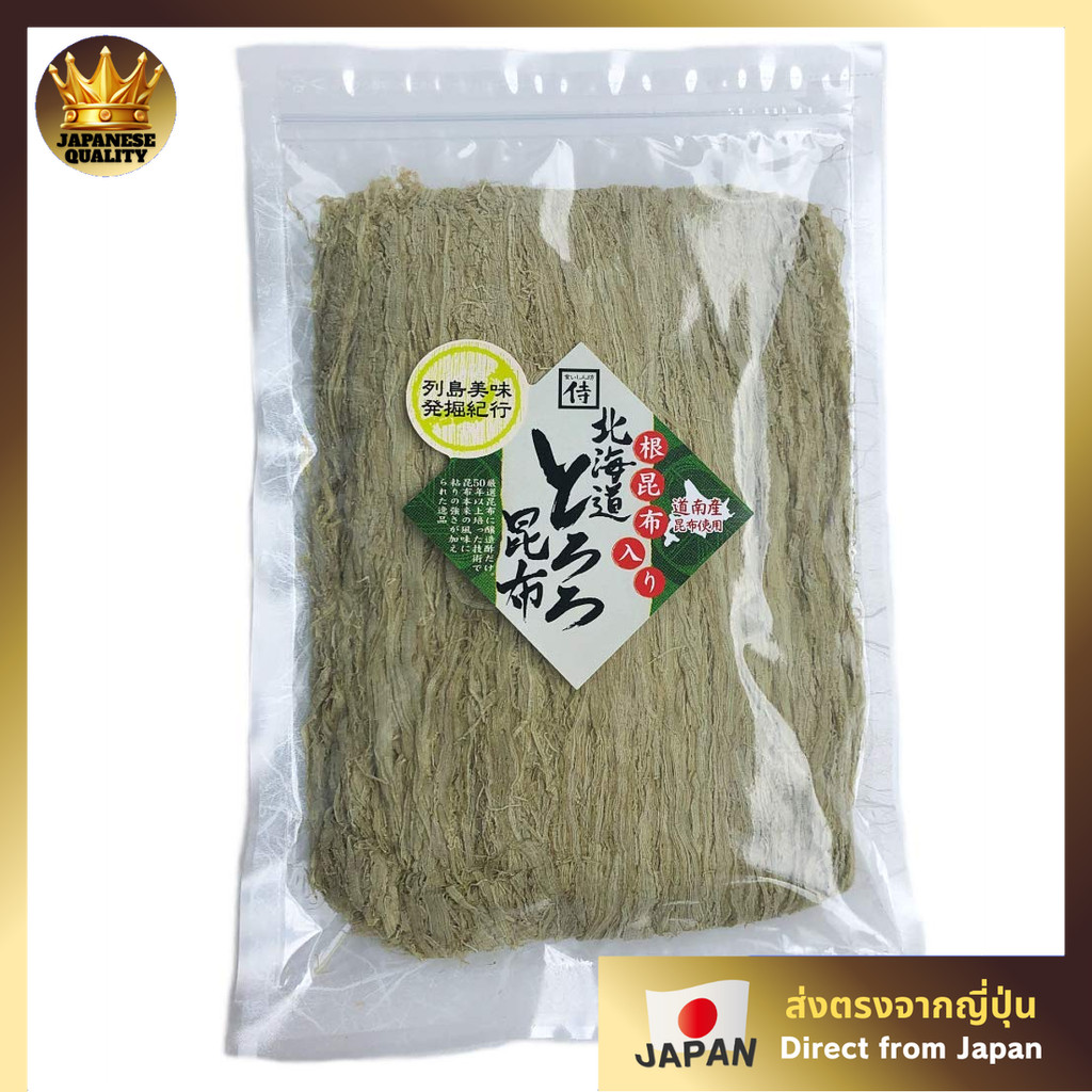 Foodie Samurai, Hokkaido Tororo Kelp กับรูทเคลป์, 130g (ฟรีเติม)(NEW) 【Direct from Japan】