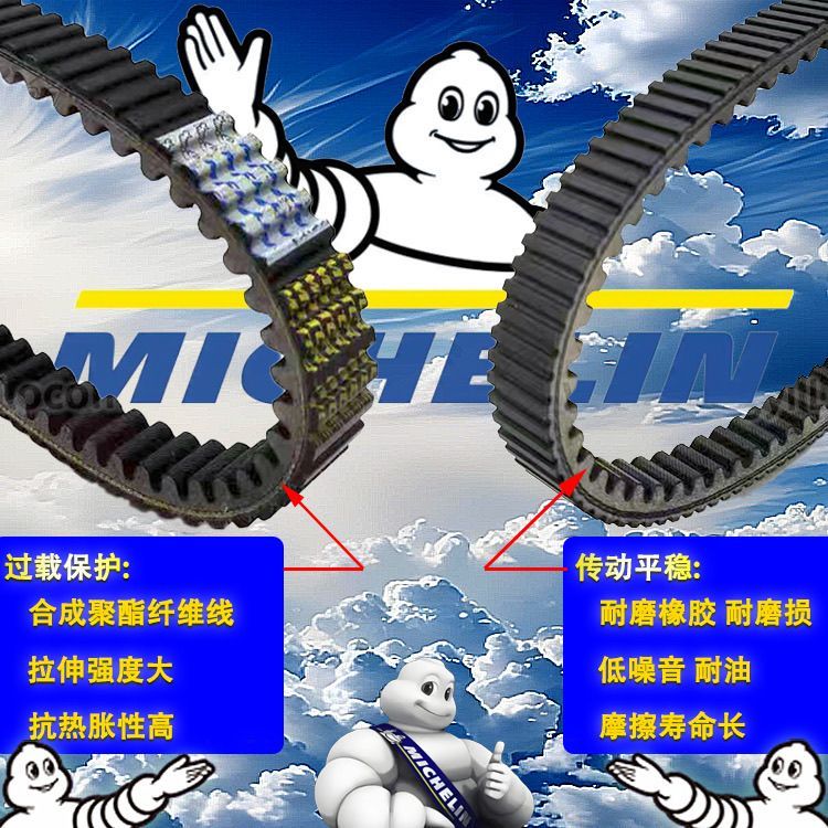 สายพานขับเคลื่อนสำหรับ Kymco S250/S350 & Kawasaki J300 รหัส LEA7 (ยี่ห้อคุณภาพ)