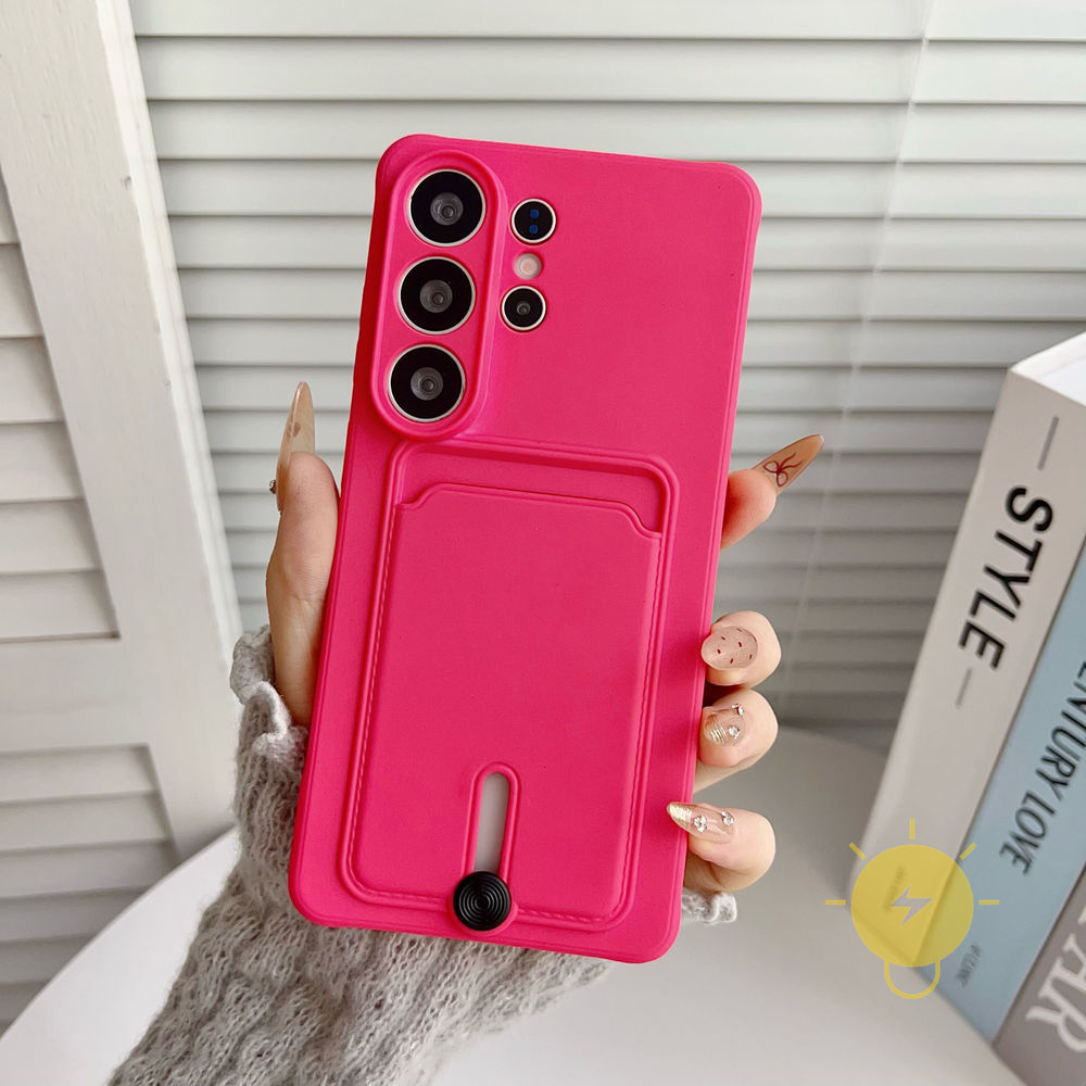 For เคสมือถือ TPU Card Slot Soft เคส Phone Case For SAMSUNG Galaxy A82 A72 A71 A57 A56 A52 A37 A32 A