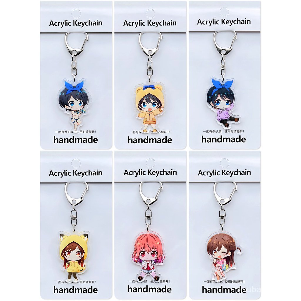 ซื้อ 2 แถม 1 เช่าแฟนจี้อะคริลิค Chizuru Mizuhara Ichinose Chizuru Gengke Ruxia พวงกุญแจ