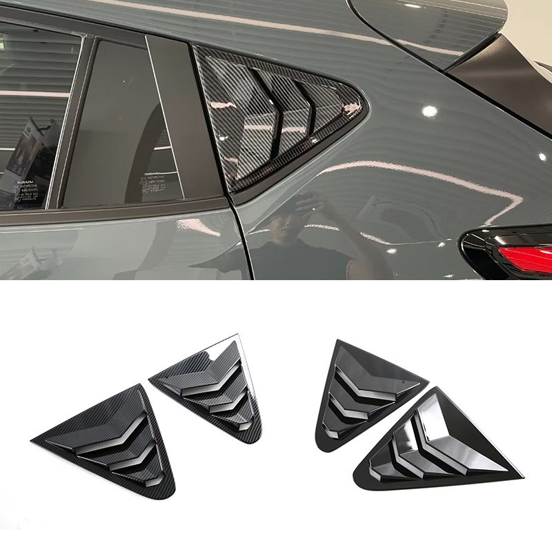 เหมาะสําหรับ Subaru Xuleopard หน้าต่างด้านหลัง Louver กรอบตกแต่งด้านหลัง Louver ตกแต่งภายนอกดัดแปลงแ