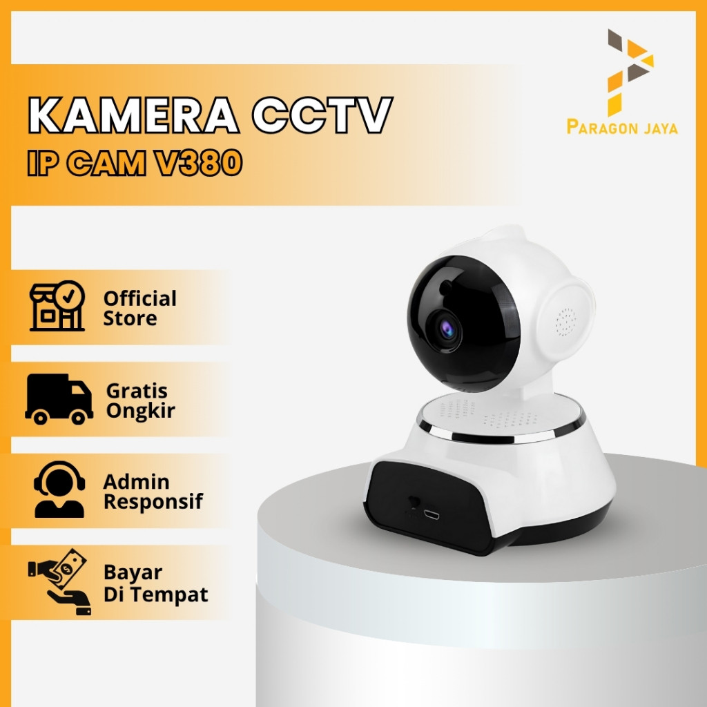 -LATEST_ Ip Cam Camera กล้องวงจรปิดไร้สาย Wifi V380 Baby Monitor ร้านโกดัง