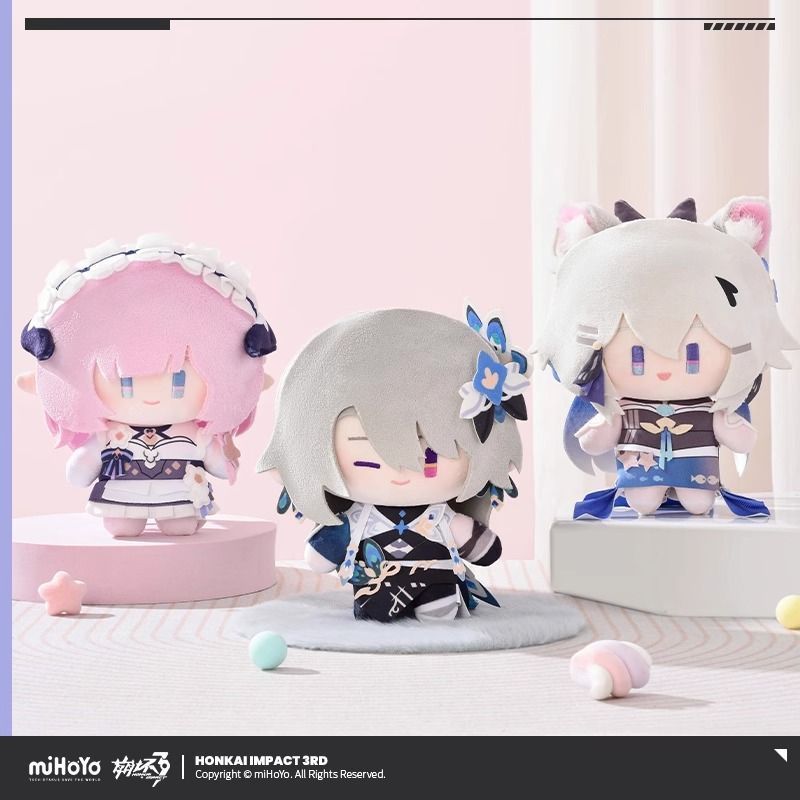 [คลังสินค้าพร้อม] miHoYo/Honkai 3 Furry Series Plush Doll Kiana miHoYo