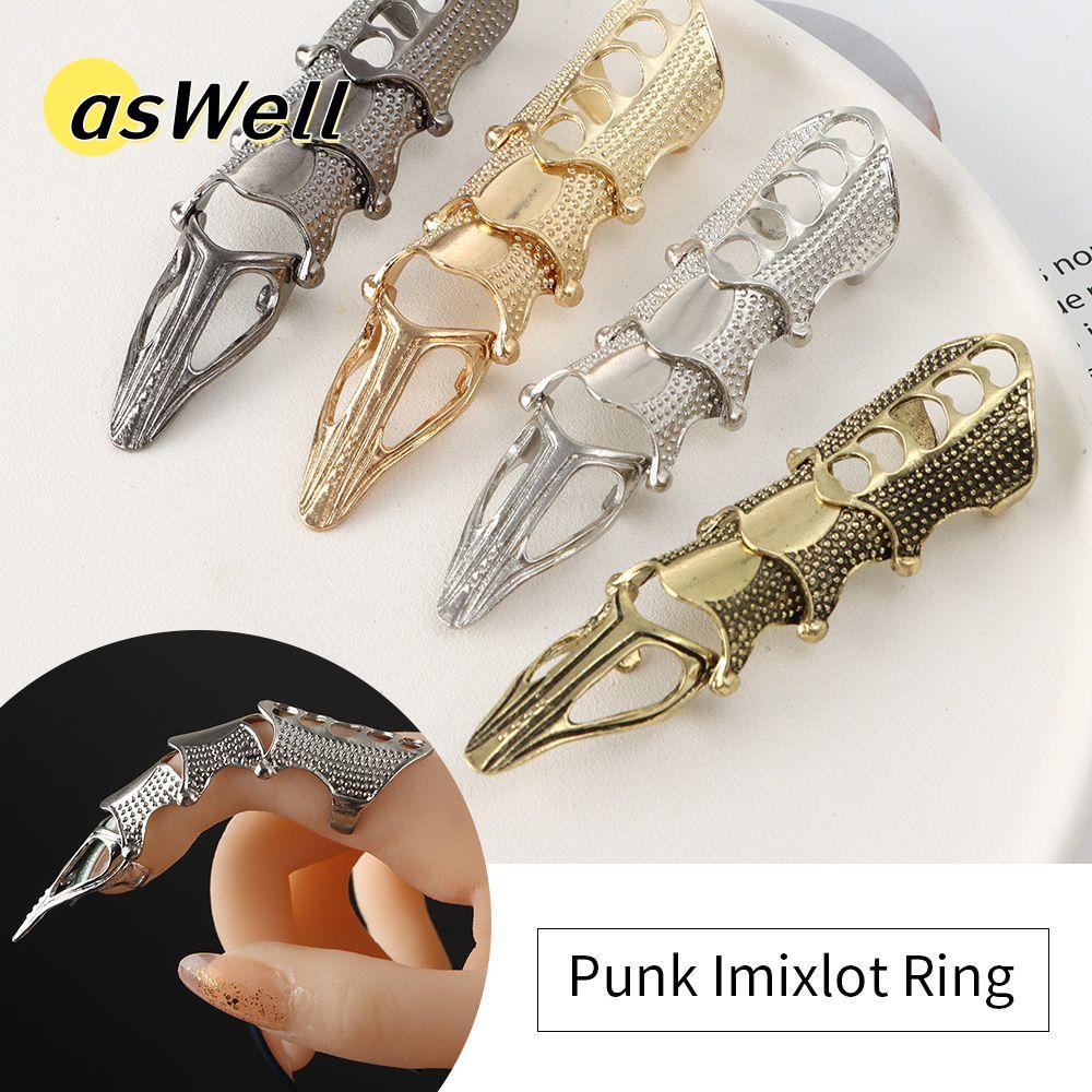 ASWELL Finger Claw Ring Metal Knuckle Halloween Armor