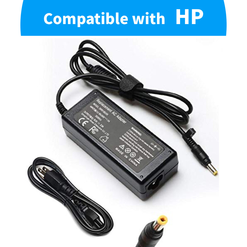 สําหรับ HP 65W 45W แล็ปท็อปชาร์จสําหรับ HP Pavilion/Envy/Eliterbook, คอมพิวเตอร์สมาร์ท Blue Tip 4.8*1.7 มม.อะแดปเตอร์ไฟ AC